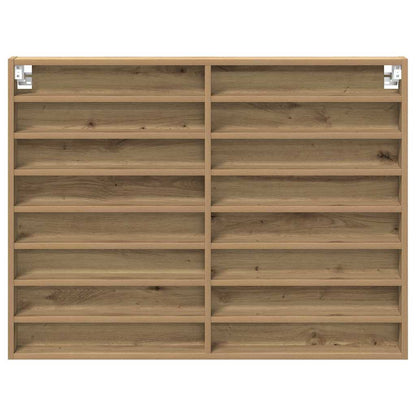 Vitrine Wandhalterung Artisan-Eiche 100 x 8,5 x 75 cm