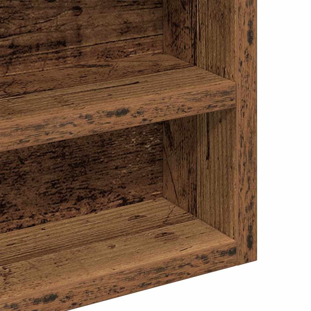 Vitrine Wandhalterung Altholz 60 x 8,5 x 58 cm Holzwerkstoff