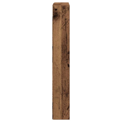 Vitrine Wandhalterung Altholz 60 x 8,5 x 58 cm Holzwerkstoff