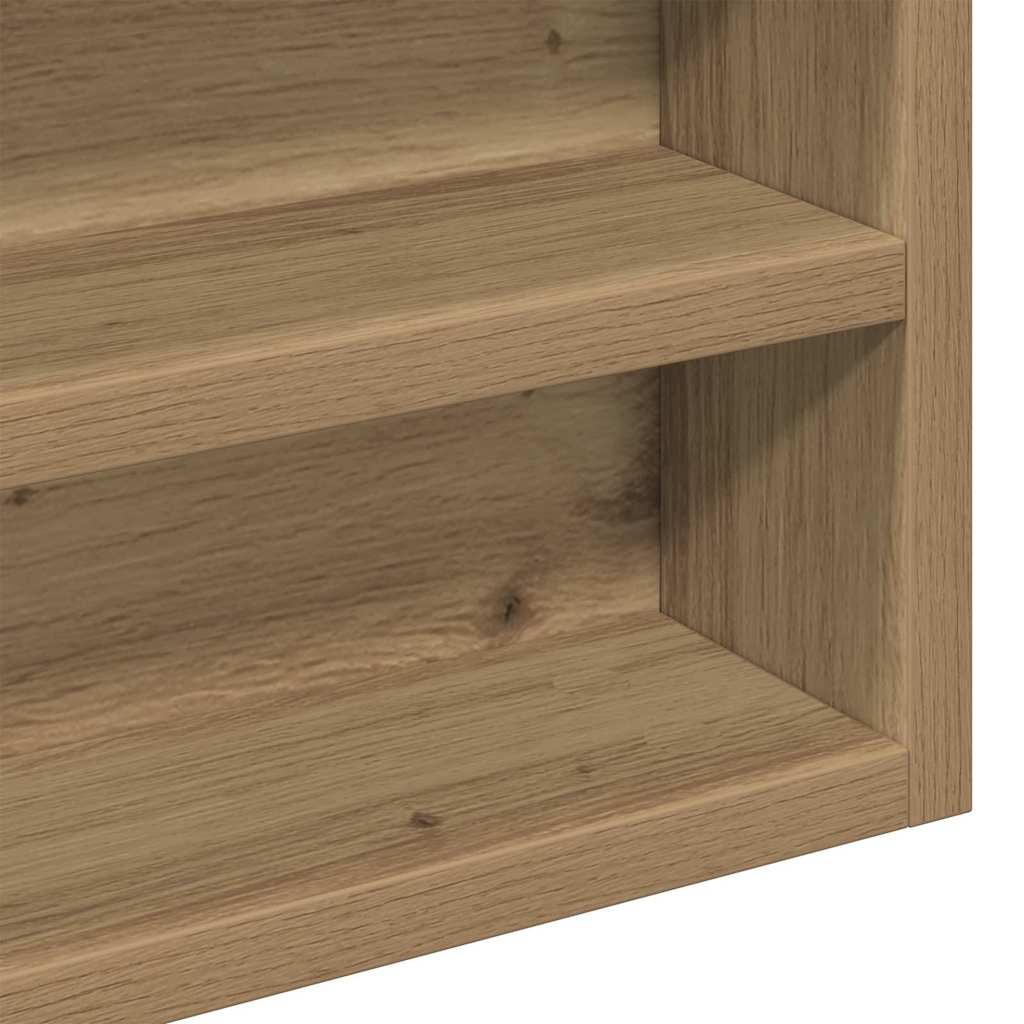 Vitrine Wandhalterung Artisan-Eiche 60 x 8,5 x 58 cm
