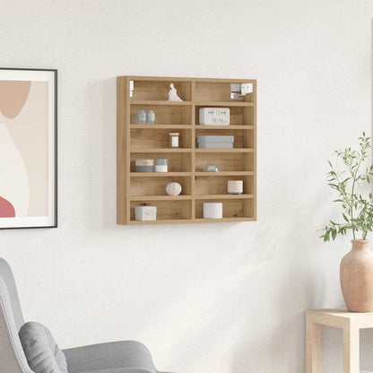 Vitrine Wandhalterung Artisan-Eiche 60 x 8,5 x 58 cm