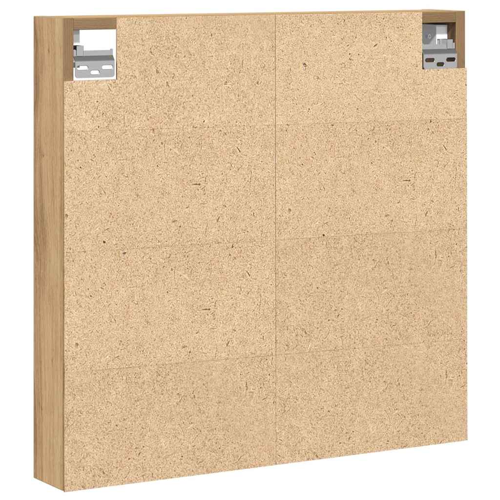 Vitrine Wandhalterung Artisan-Eiche 60 x 8,5 x 58 cm