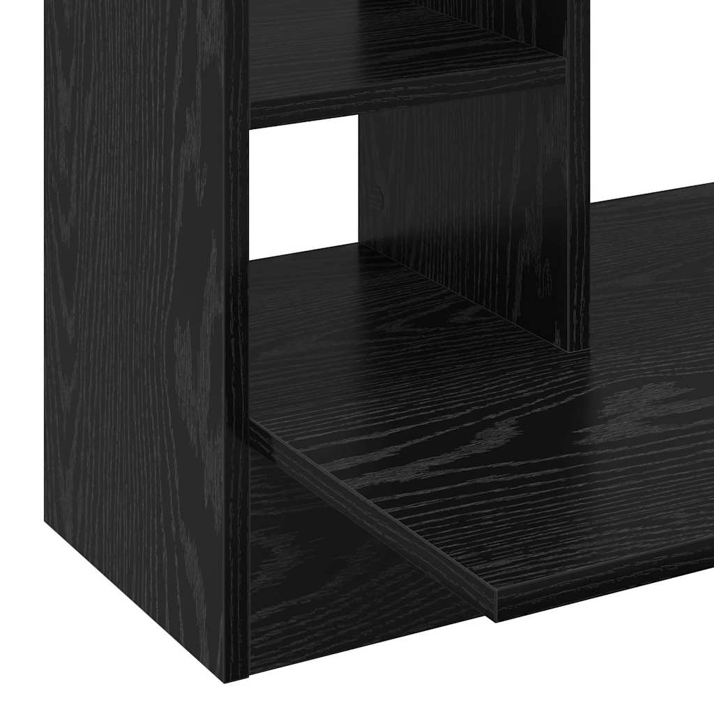 Wandtisch Schwarz Eichen-Optik 105 x 48 x 75 cm Holzwerkstoff