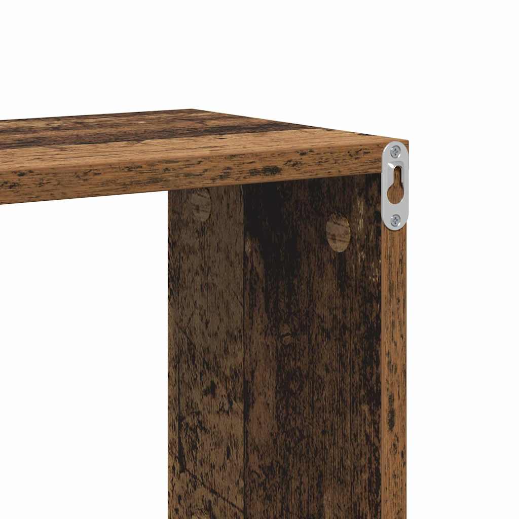 Wandregal Wandhalterung Braun Holzwerkstoff
