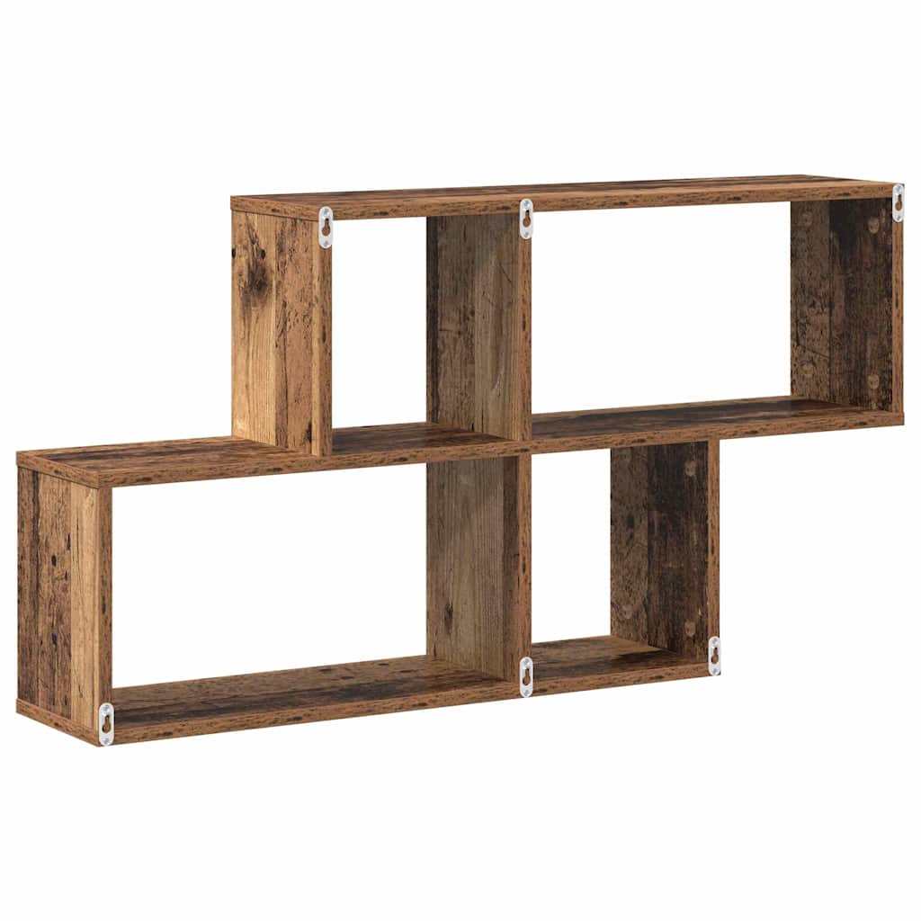 Wandregal Wandhalterung Braun Holzwerkstoff