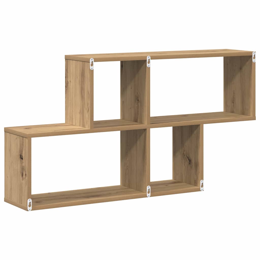 Wandregal Wandhalterung Braun Holzwerkstoff