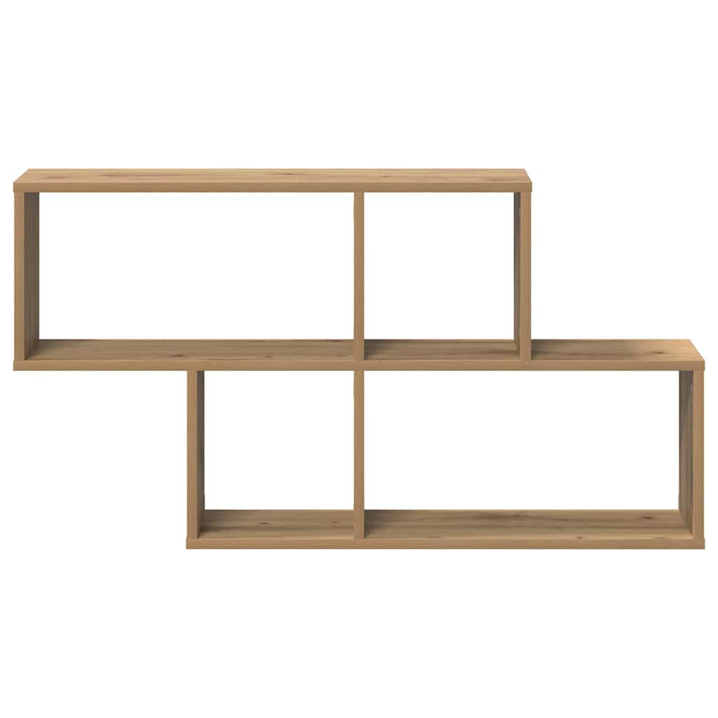 Wandregal Wandhalterung Braun Holzwerkstoff