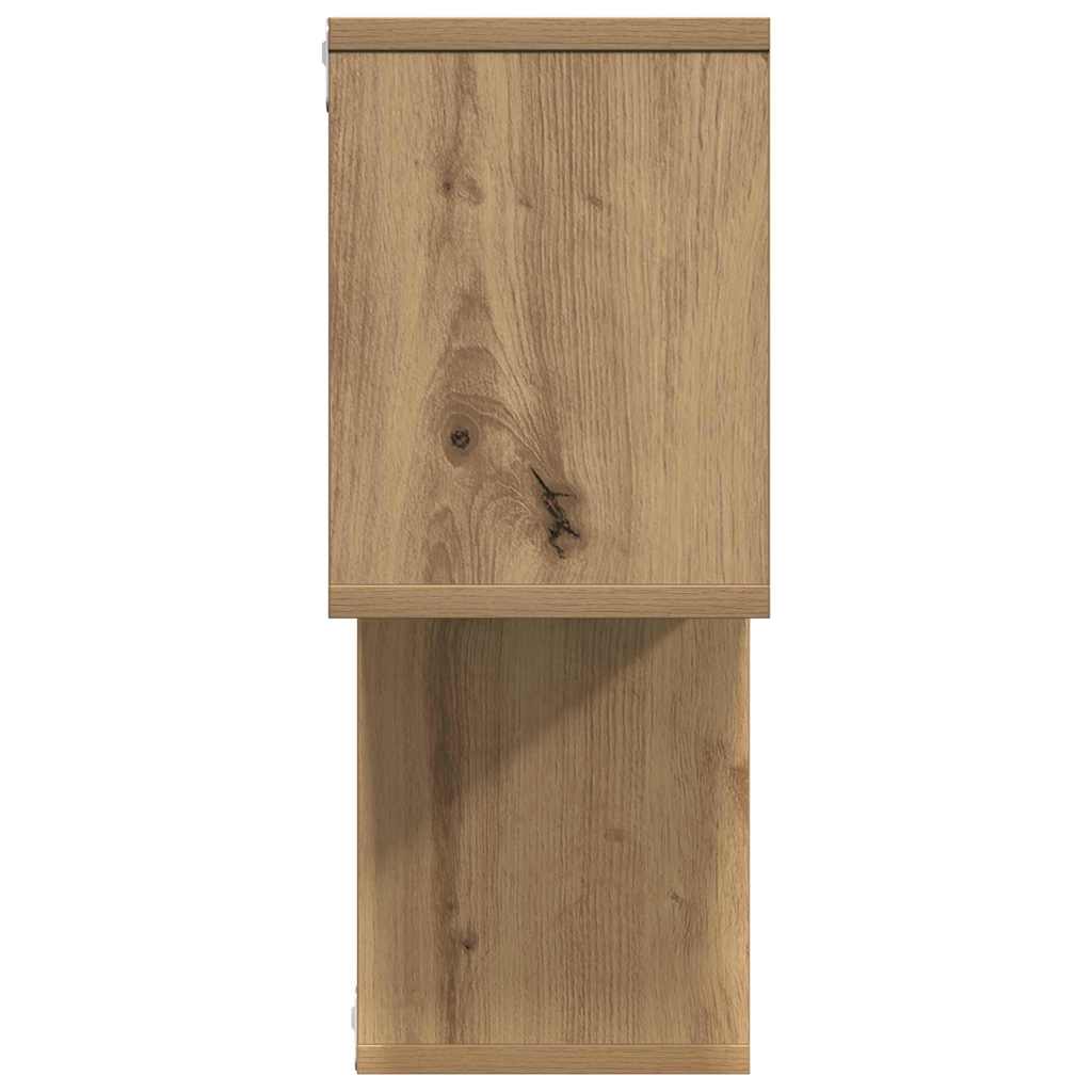 Wandregal Wandhalterung Braun Holzwerkstoff