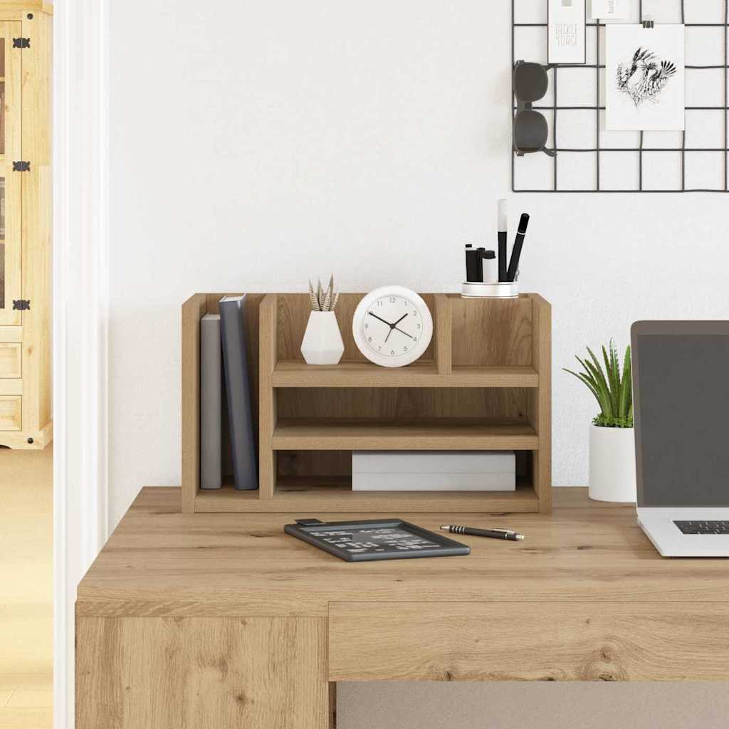 Schreibtisch Organizer Artisan-Eiche 44,5 x 24 x 25 cm