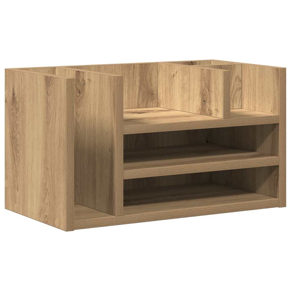 Schreibtisch Organizer Artisan-Eiche 44,5 x 24 x 25 cm