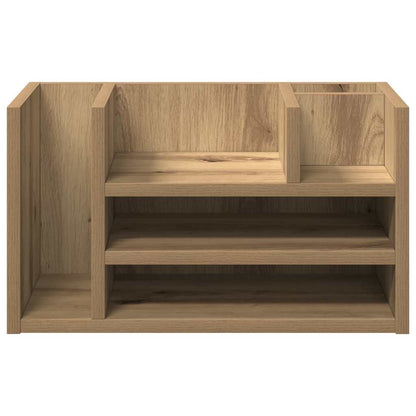 Schreibtisch Organizer Artisan-Eiche 44,5 x 24 x 25 cm