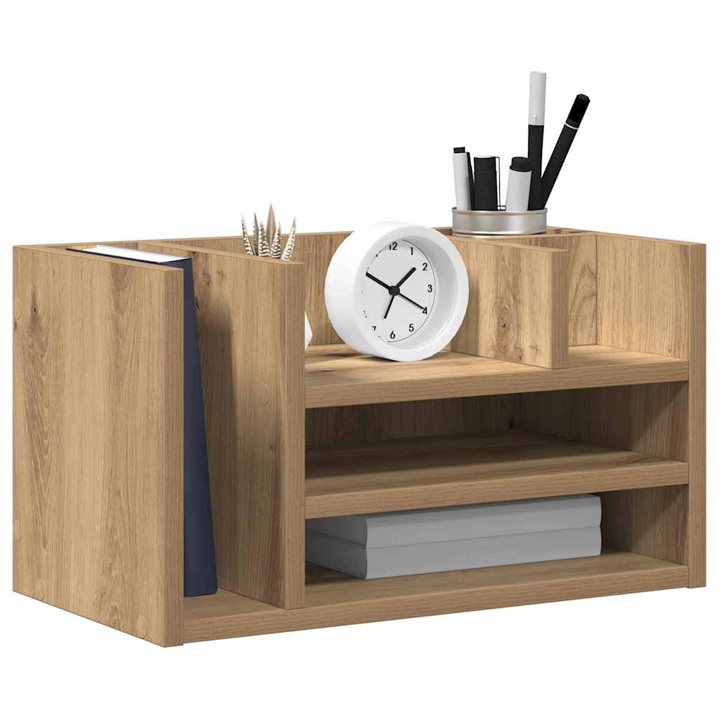 Schreibtisch Organizer Artisan-Eiche 44,5 x 24 x 25 cm