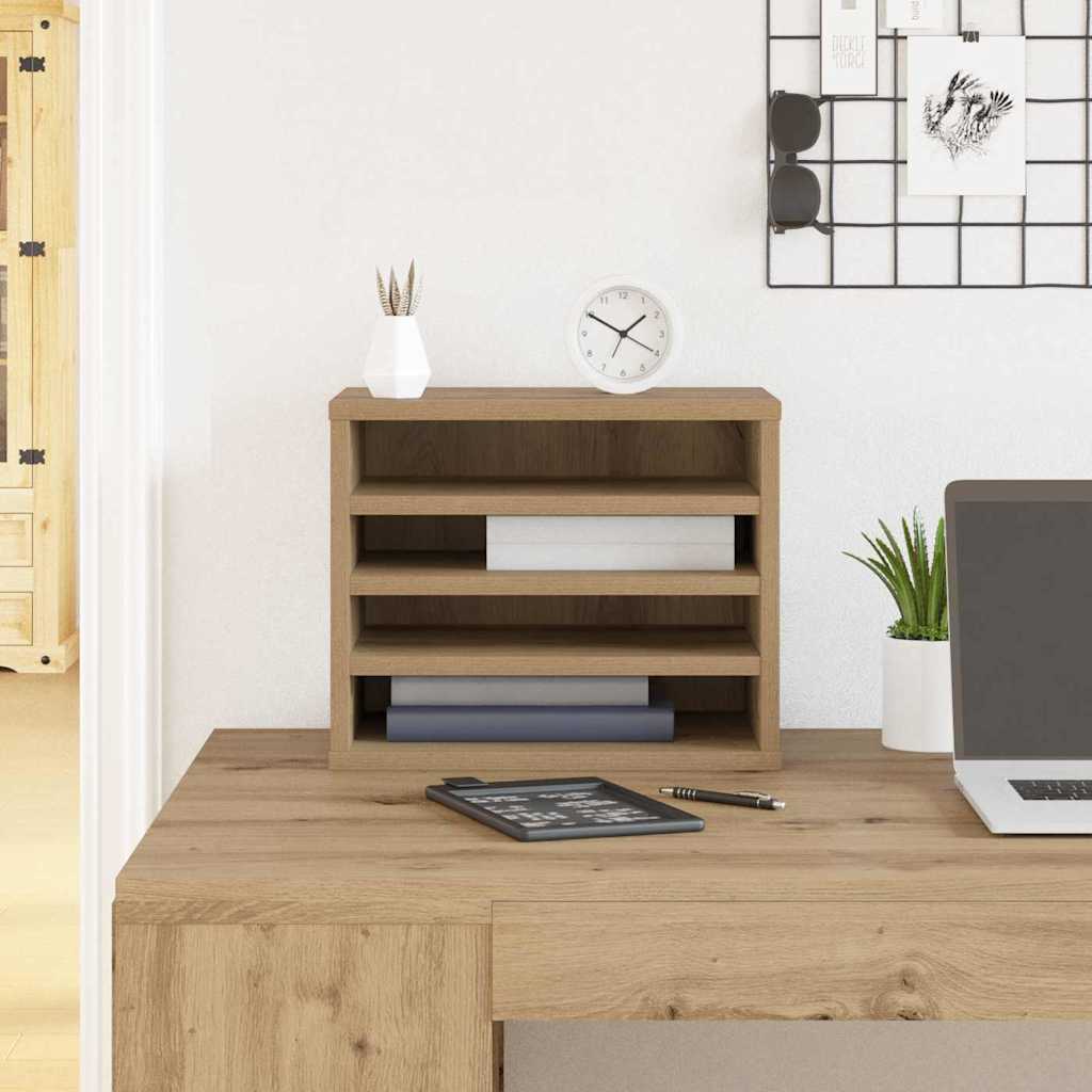 Schreibtisch Organizer Artisan-Eiche 36 x 26 x 29,5 cm