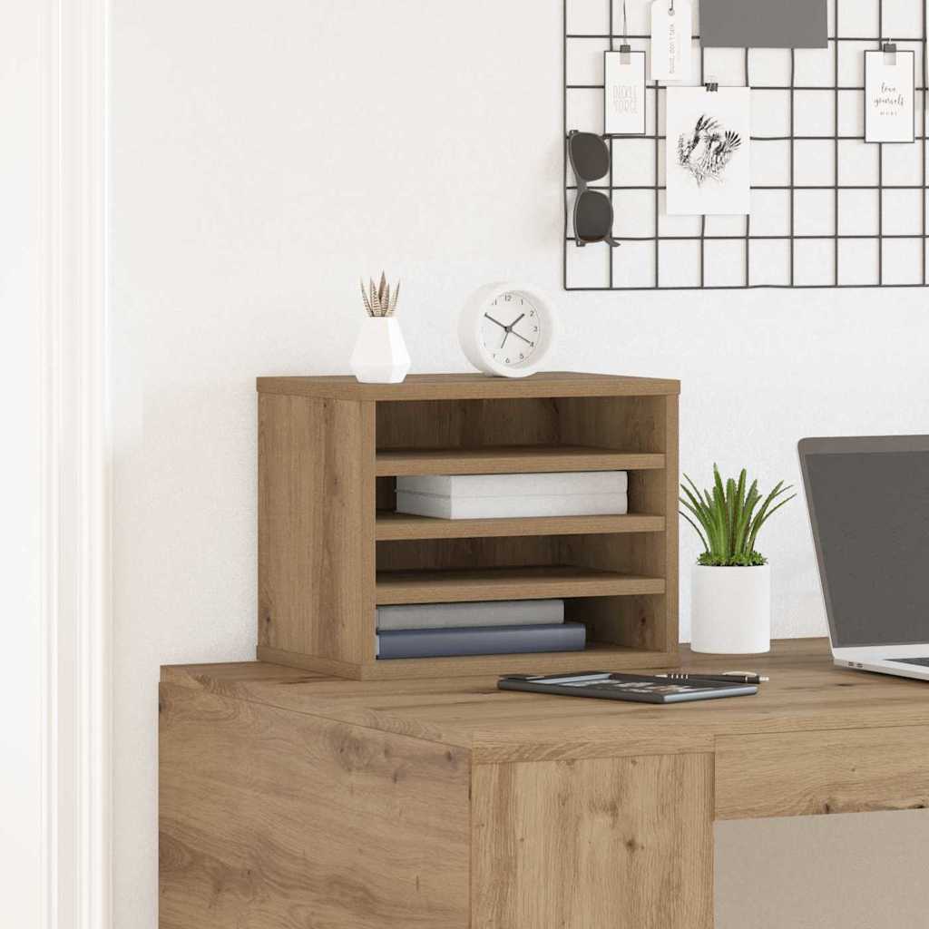 Schreibtisch Organizer Artisan-Eiche 36 x 26 x 29,5 cm