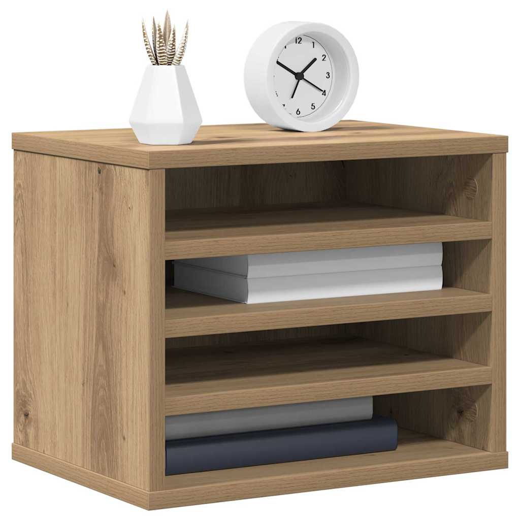 Schreibtisch Organizer Artisan-Eiche 36 x 26 x 29,5 cm