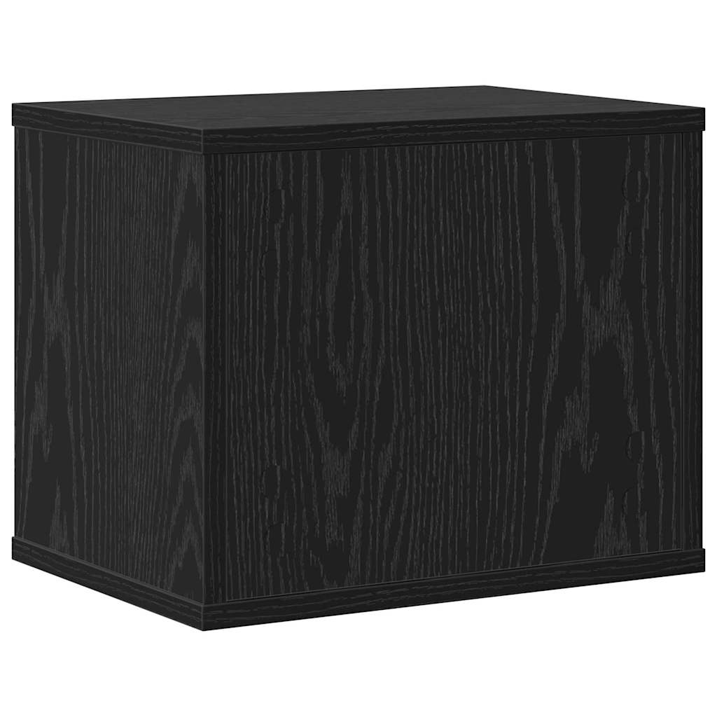 Schreibtisch Organizer Schwarz Eichen-Optik 36 x 26 x 29,5 cm