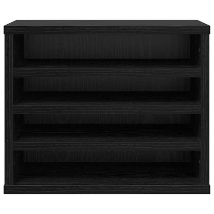 Schreibtisch Organizer Schwarz Eichen-Optik 36 x 26 x 29,5 cm