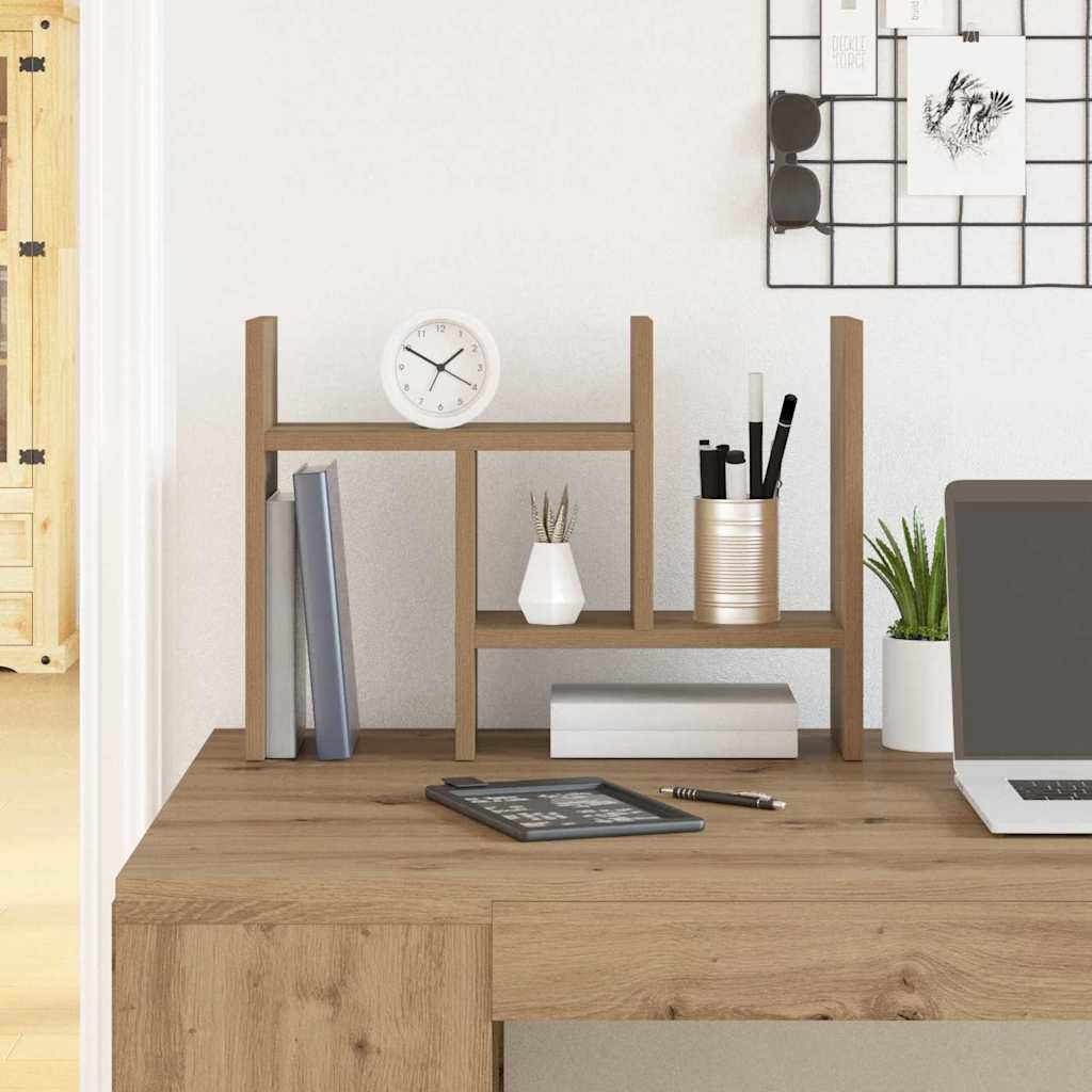 Schreibtisch Organizer Artisan-Eiche 34,5 x 15,5 x 35,5 cm
