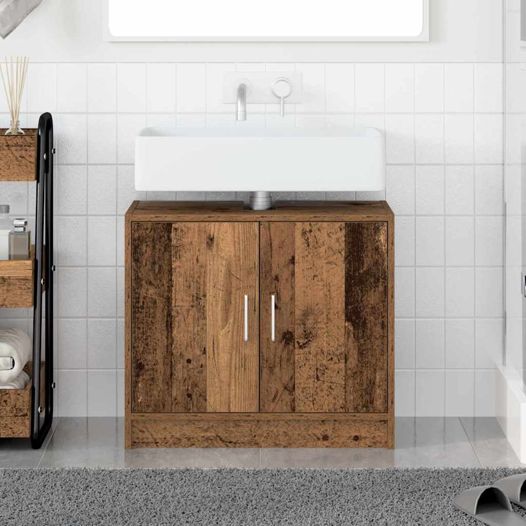 Badezimmerschrank Altholz 63 x 29 x 55 cm Holzwerkstoff
