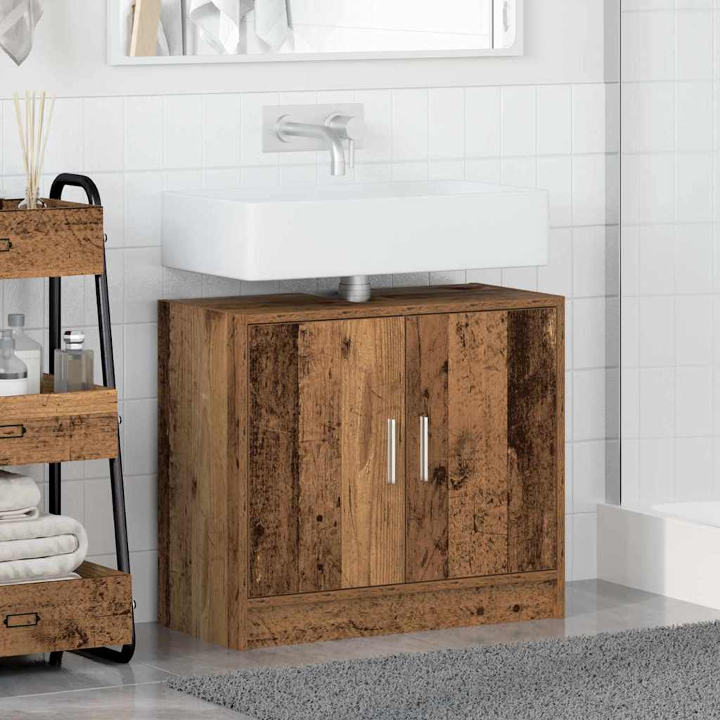 Badezimmerschrank Altholz 63 x 29 x 55 cm Holzwerkstoff