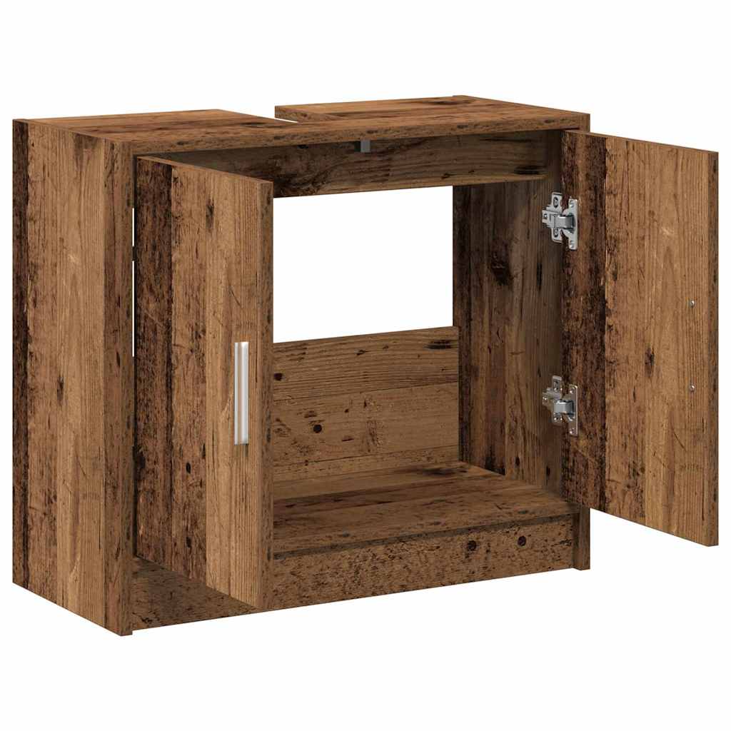 Badezimmerschrank Altholz 63 x 29 x 55 cm Holzwerkstoff
