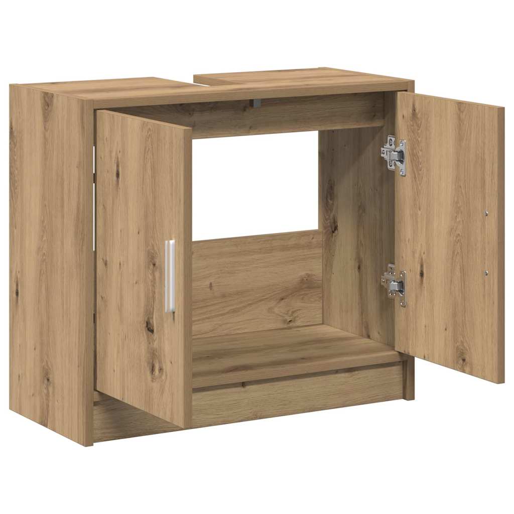 Badezimmerschrank Artisan-Eiche 63 x 29 x 55 cm Holzwerkstoff