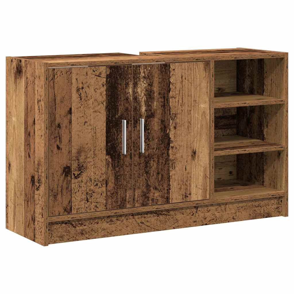 Badezimmerschrank Altholz 90 x 29 x 55 cm Holzwerkstoff