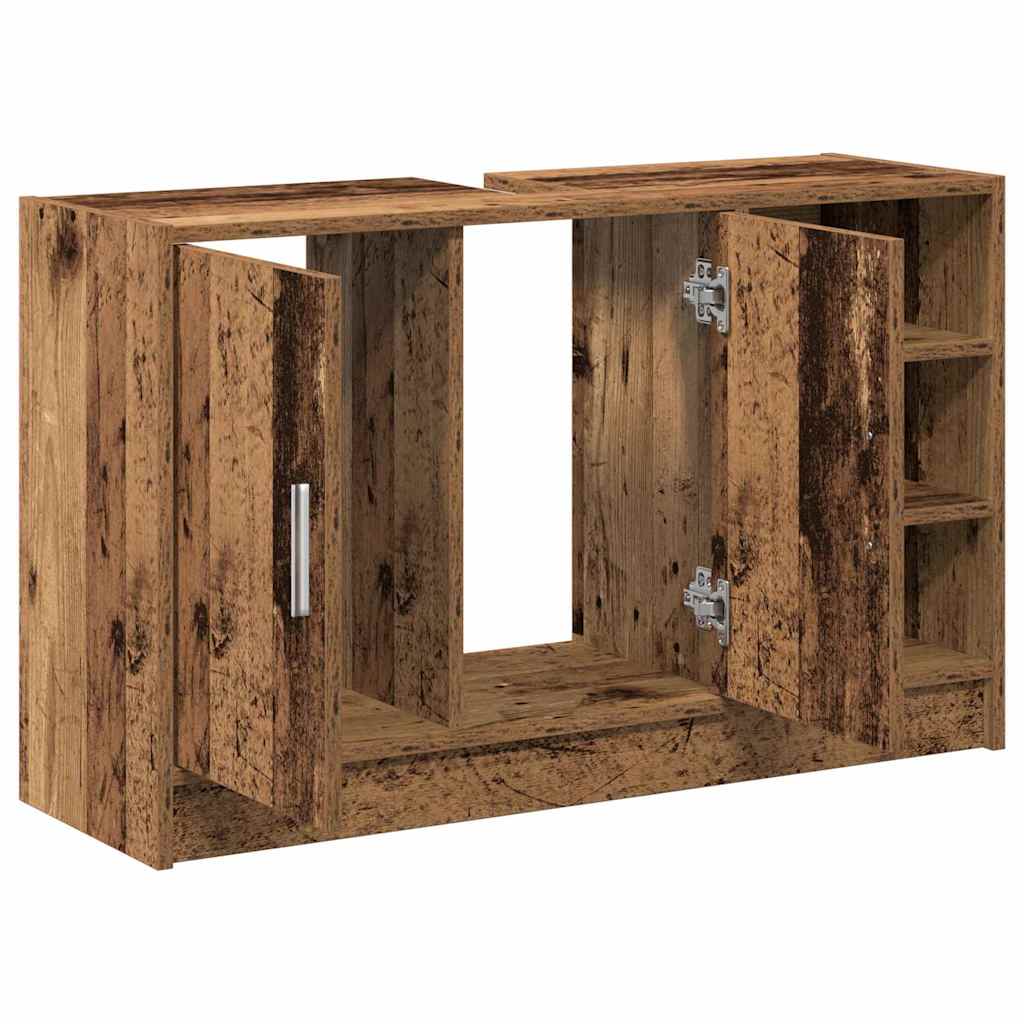 Badezimmerschrank Altholz 90 x 29 x 55 cm Holzwerkstoff