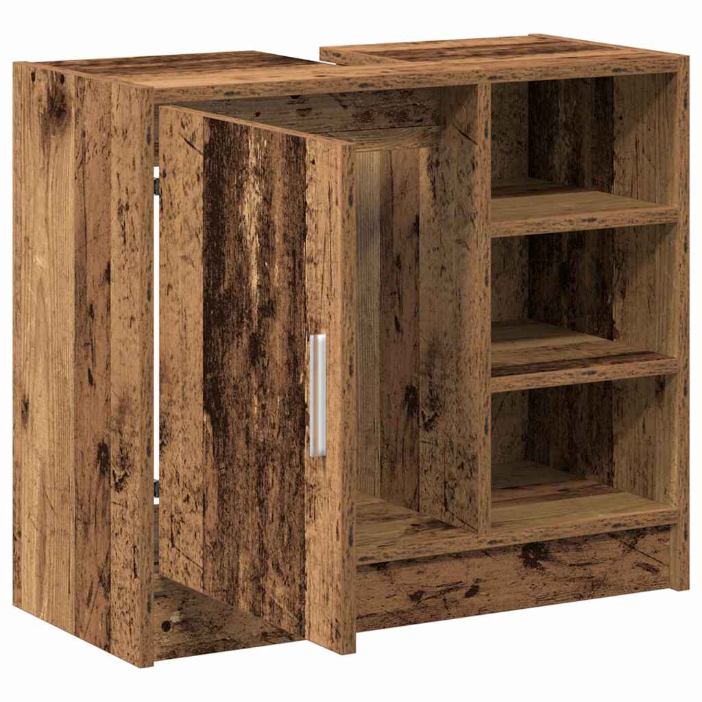 Badezimmerschrank Altholz 63 x 29 x 55 cm Holzwerkstoff