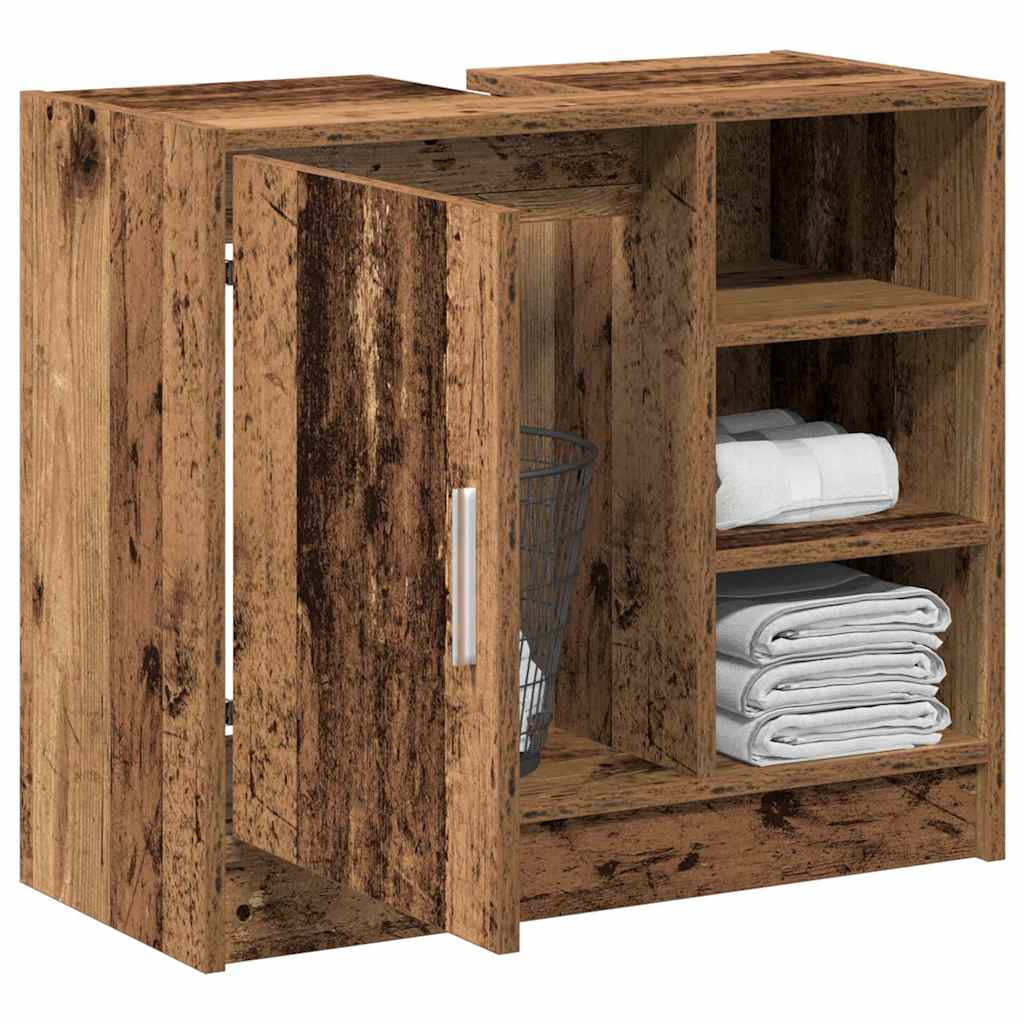 Badezimmerschrank Altholz 63 x 29 x 55 cm Holzwerkstoff