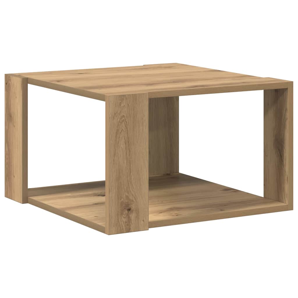 Couchtisch Artisan-Eiche 51.5 x 51.5 x 30 cm Holzwerkstoff