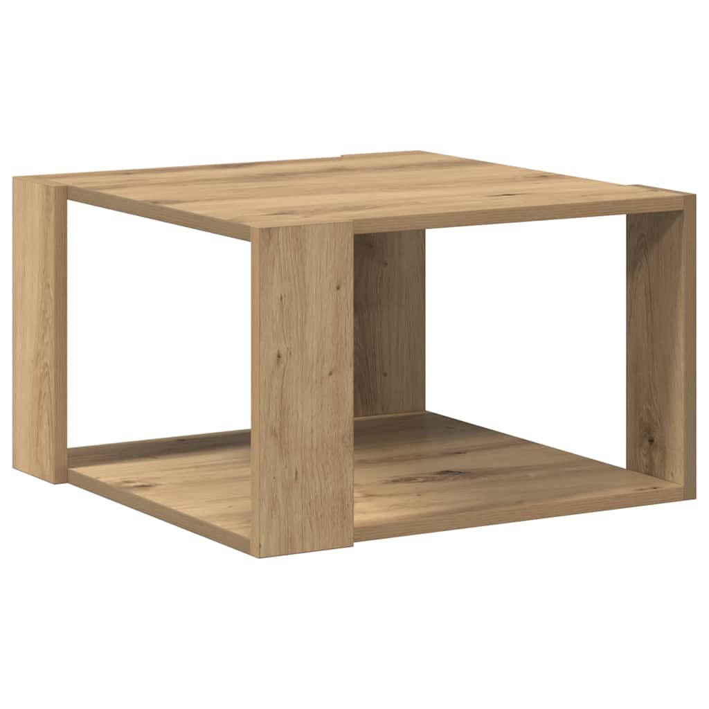 Couchtisch Artisan-Eiche 51.5 x 51.5 x 30 cm Holzwerkstoff