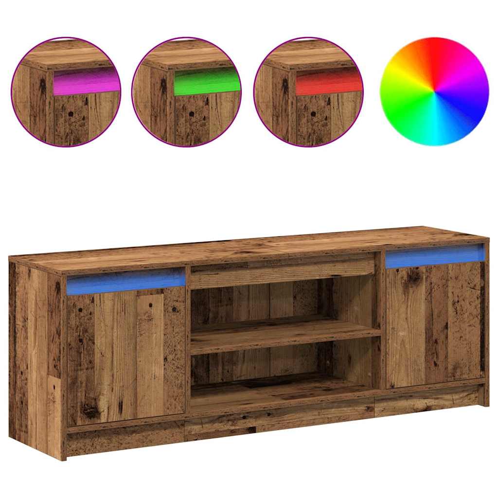 TV-Einheiten 139,5 x 34 x 50 cm Braun Holzwerkstoff