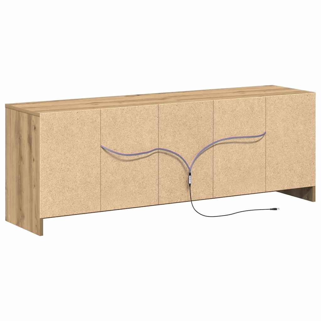 TV-Einheiten 139,5 x 34 x 50 cm Braun Holzwerkstoff