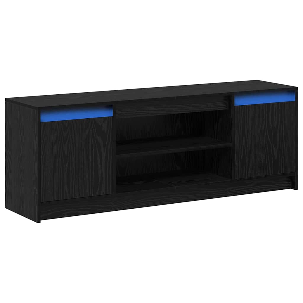 TV-Einheiten 139,5 x 34 x 50 cm Schwarz Holzwerkstoff