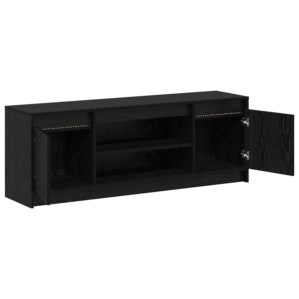 TV-Einheiten 139,5 x 34 x 50 cm Schwarz Holzwerkstoff