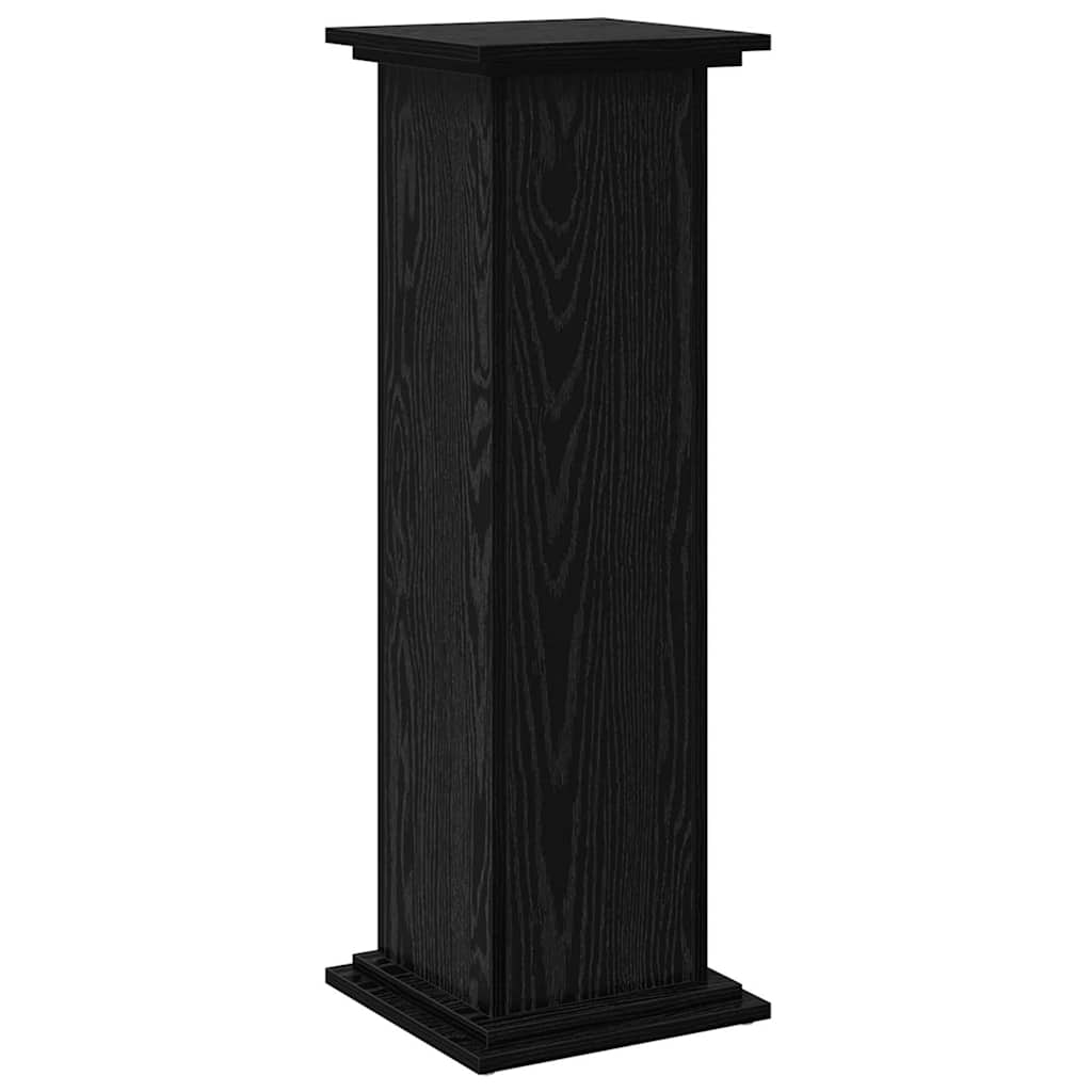 Displaysständer Schwarz Eichen-Optik 31 x 30 x 90 cm