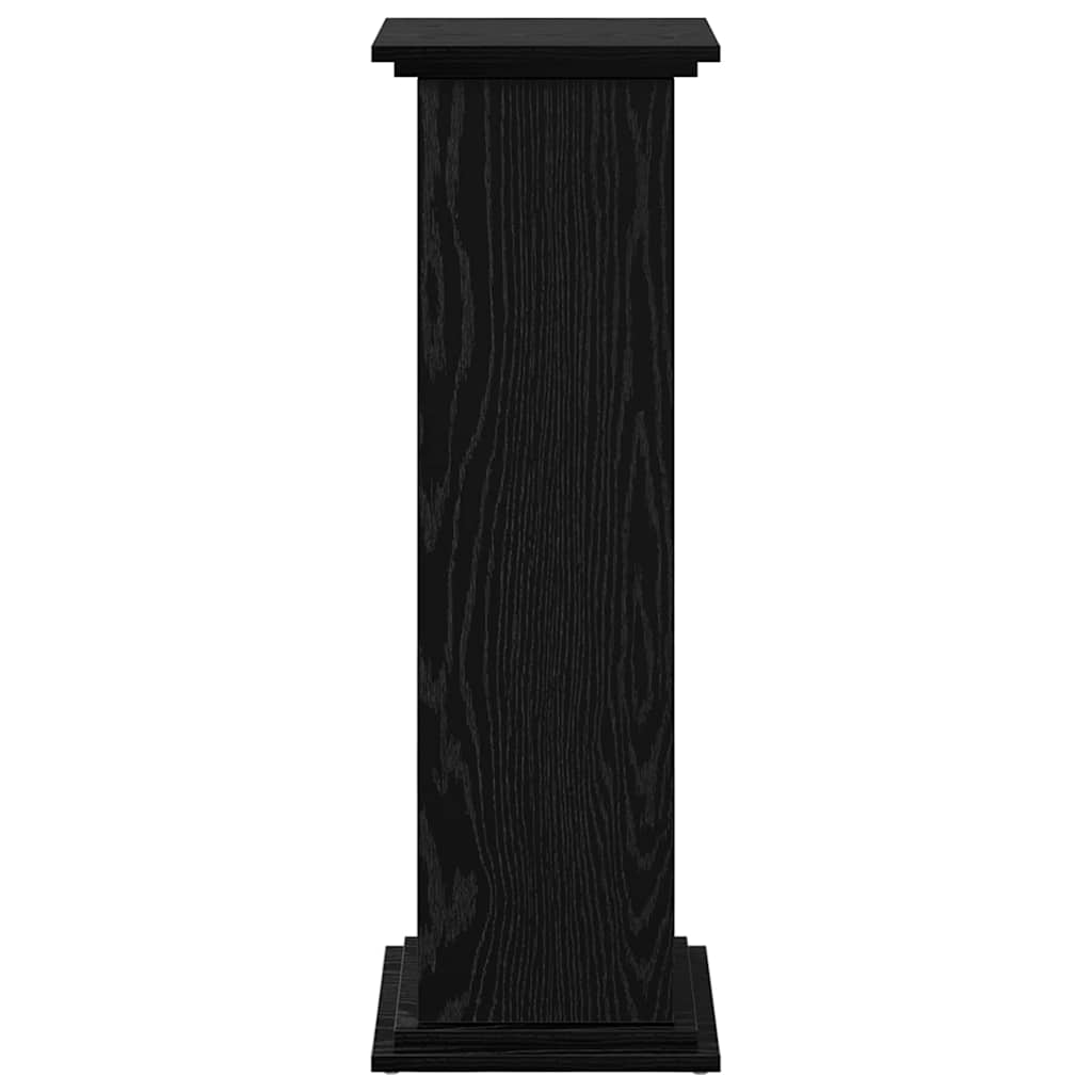 Displaysständer Schwarz Eichen-Optik 31 x 30 x 90 cm