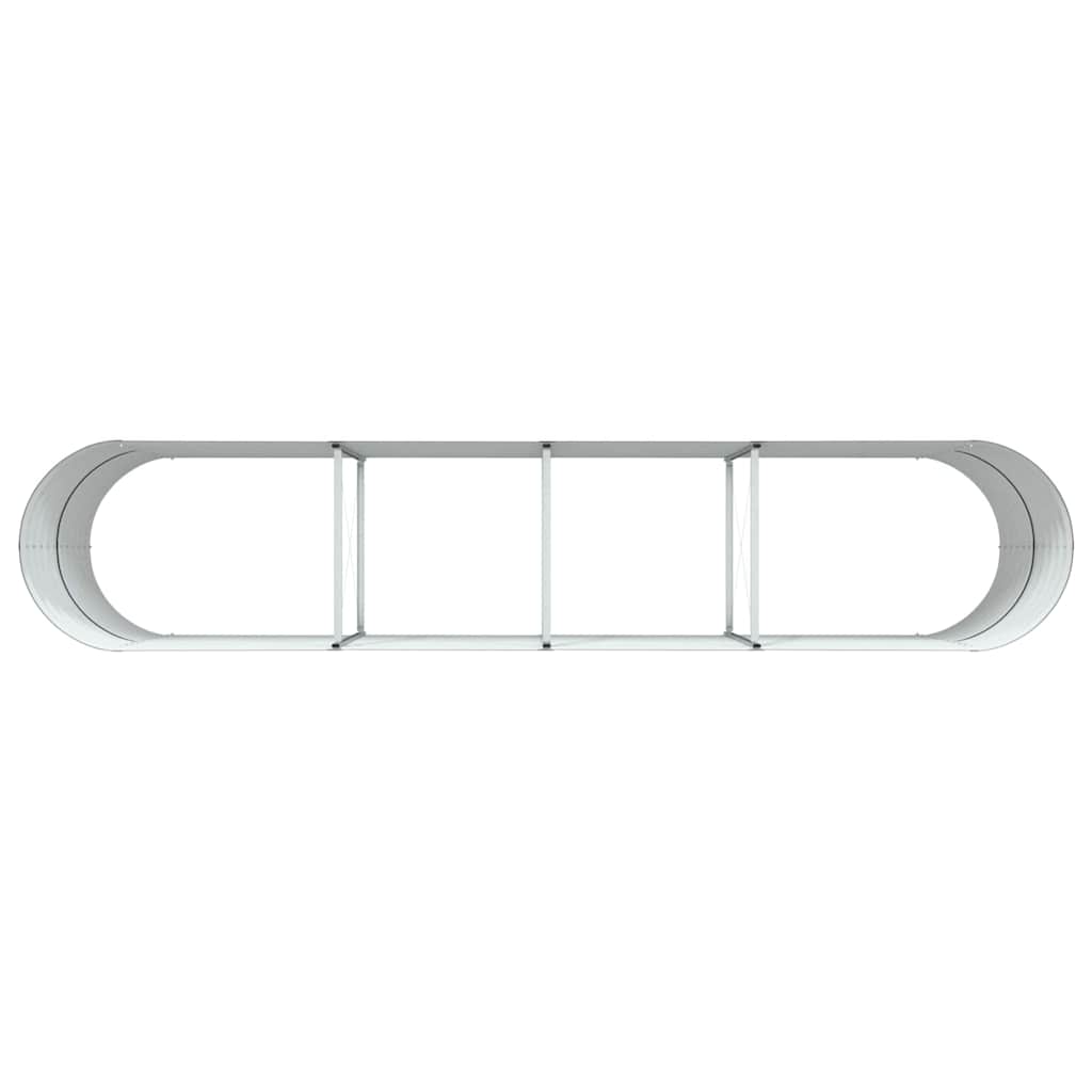 Hochbeet Braun 400 x 80 x 81 cm Stahl
