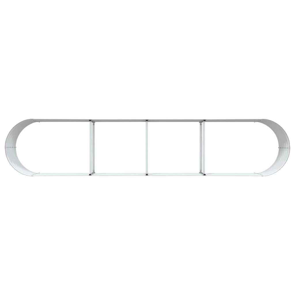 Hochbeet Braun 400 x 80 x 44 cm Stahl