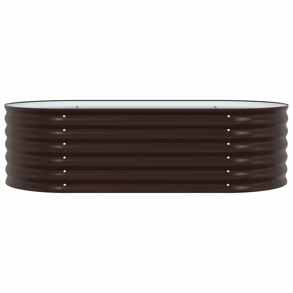Hochbeet Braun 160 x 80 x 44 cm Stahl