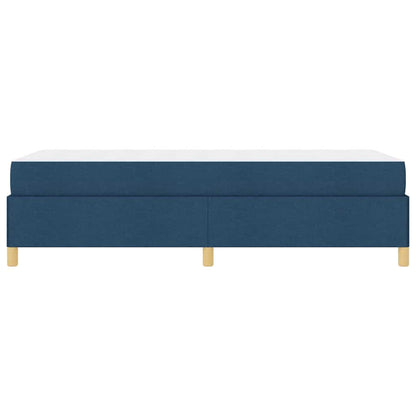 Bettrahmen mit Matratze Blau 100 x 200 cm Stoff
