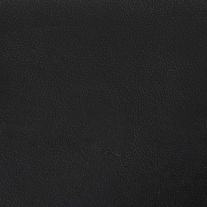 Bettrahmen mit Matratze Schwarz 120 x 200 cm Stoff