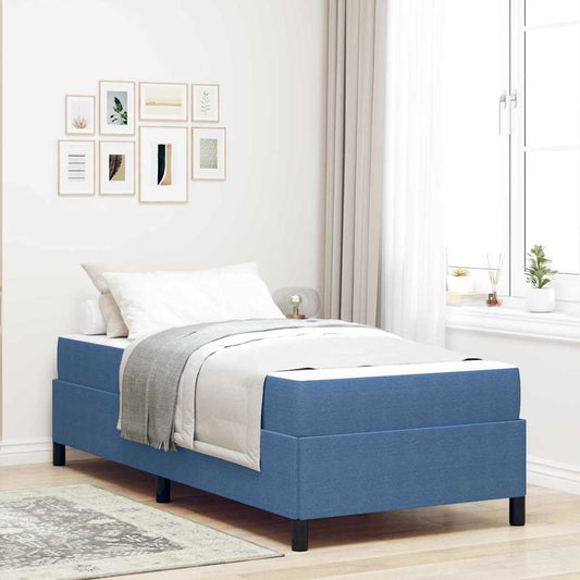 Bettgestell Blau 80 x 200 cm Cordstoff