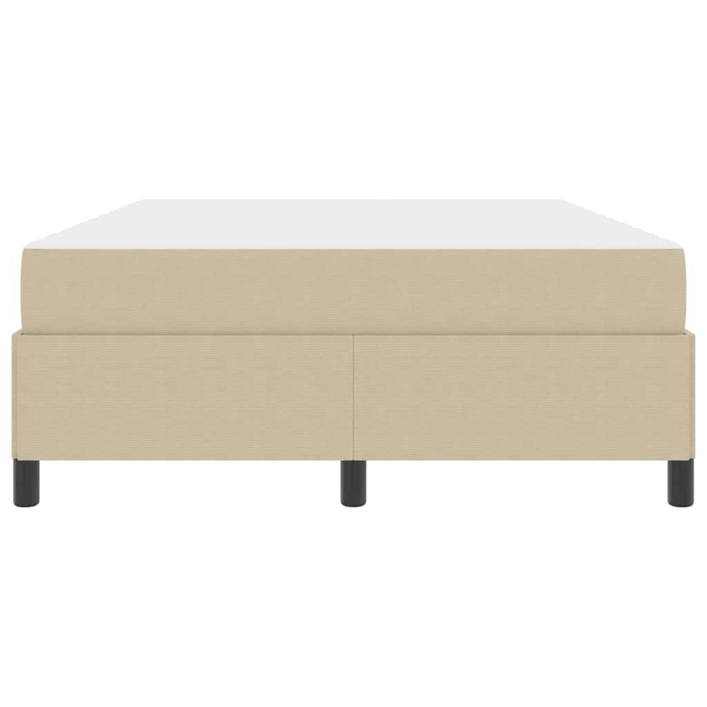 Bettgestell Hellgrün-Grau 160 x 200 cm Cordstoff