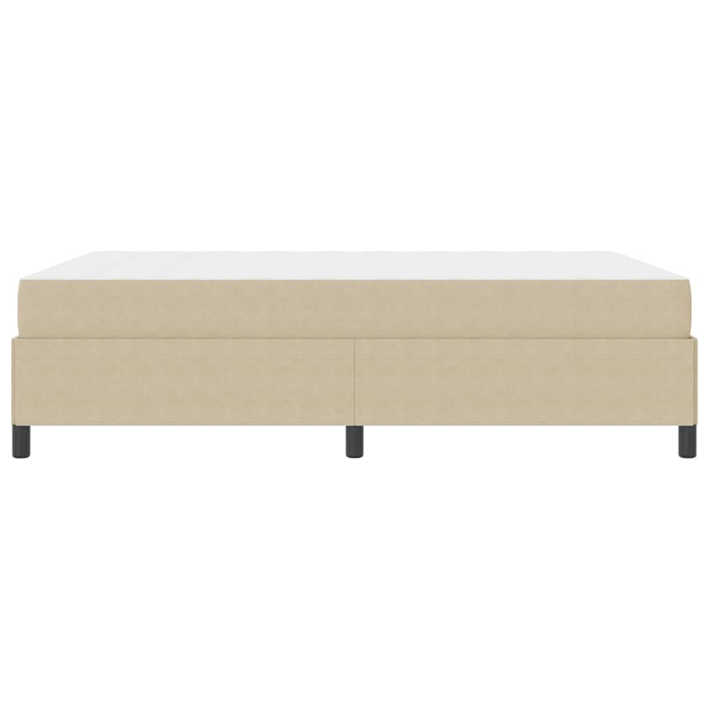 Bettgestell Hellgrün-Grau 160 x 200 cm Cordstoff