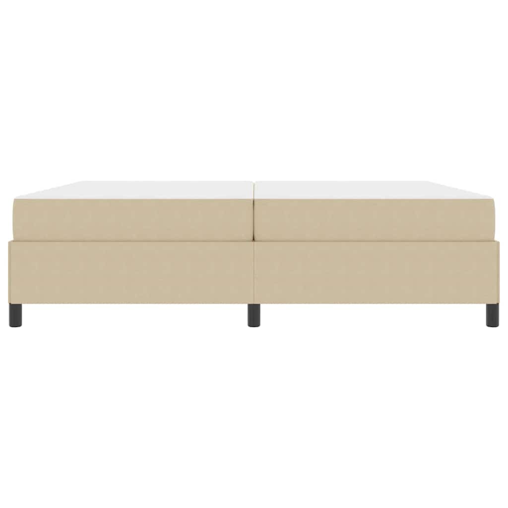 Bettgestell Hellgrün-Grau 200 x 200 cm Cordstoff