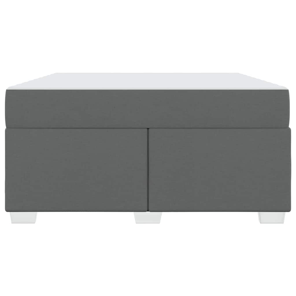 Bettgestell Dunkelgrau 160 x 200 cm Stoff