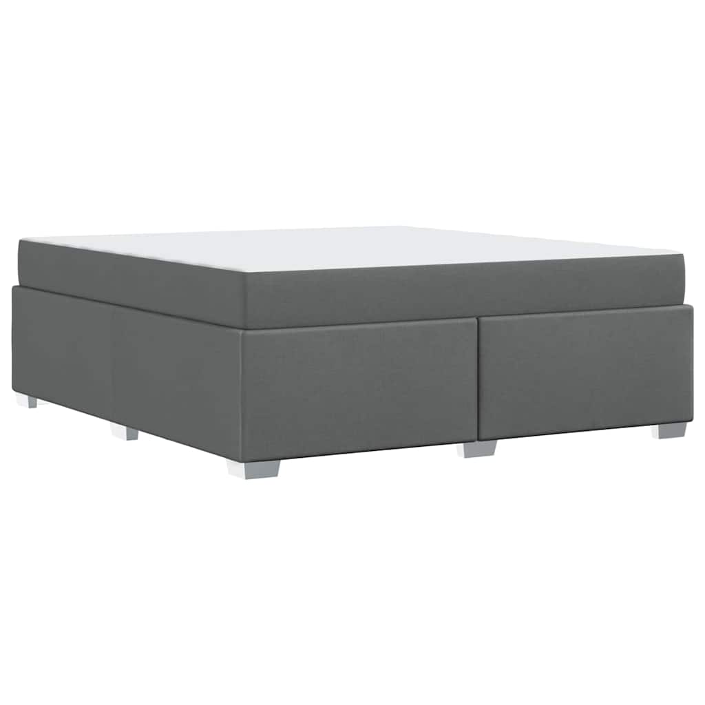 Bettgestell Dunkelgrau 180 x 200 cm Stoff