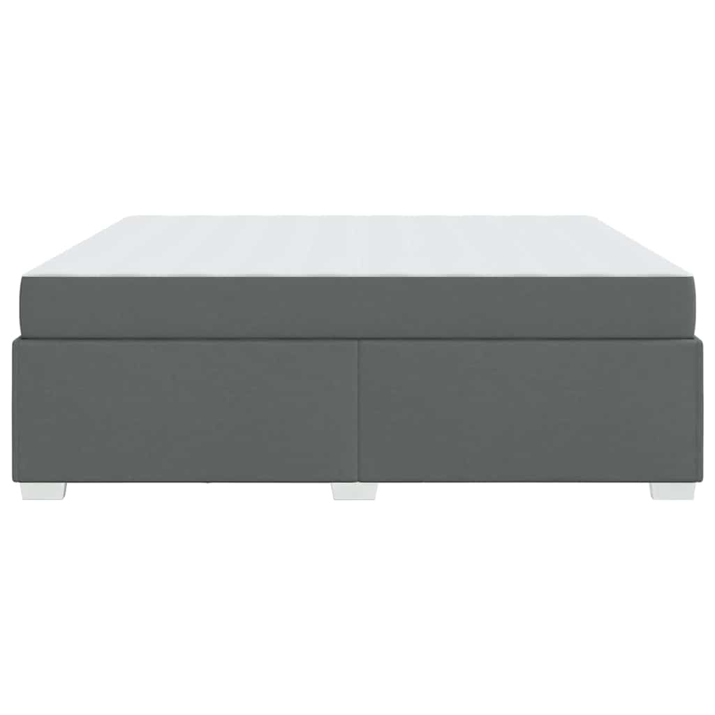 Bettgestell Dunkelgrau 180 x 200 cm Stoff